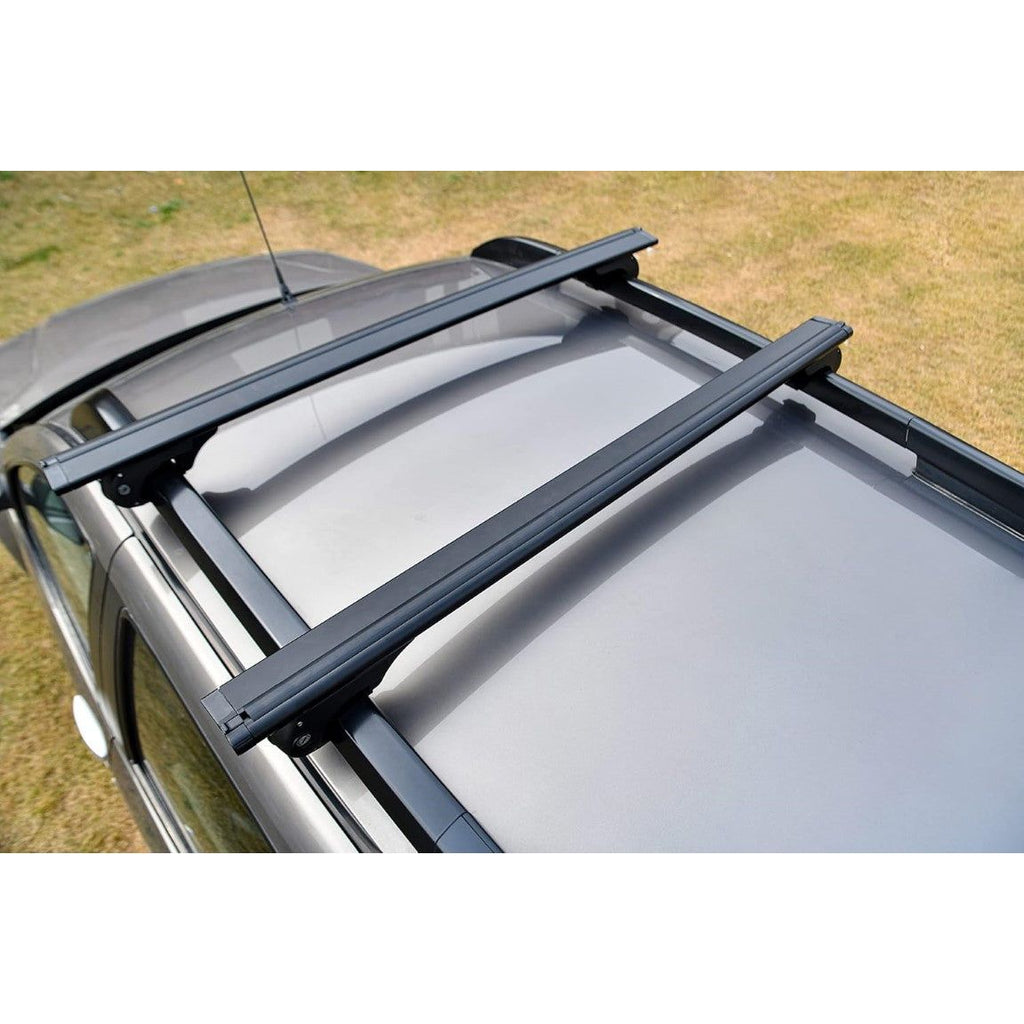 Aerodynamic Aluminum Crossbars Roof Racks (2 Pack) - Compatible with Raised Roof Side Rails (Available in 43", 47", 50", 53", and 60")