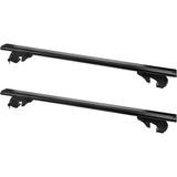 Aerodynamic Aluminum Crossbars Roof Racks (2 Pack) - Compatible with Raised Roof Side Rails (Available in 43", 47", 50", 53", and 60")