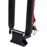 Truck Bed Bike Rack Carrier Fork Mount - Thru-Axle Mount (15x100, 12x100, 15x110) - Bolt-On Bicycle Truck Bed/Storage Solution