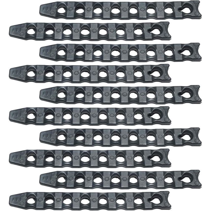 Stretchable Rubber Accessory Strap Kit (10 Pack) - Compatible with Thule and Other Brand Cradles